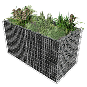 Erozyon kontrolü kıvrımlı kare <span class=keywords><strong>Gabion</strong></span> kutusu bükme/PVC kaplı galvanizli <span class=keywords><strong>Gabion</strong></span> ile istinat duvarı - Product Image 4