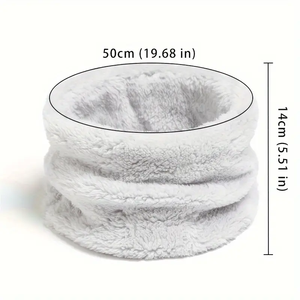Cache-cou thermique uni en sherpa, doux et chaud, en polaire <span class=keywords><strong>berbère</strong></span>, pour l'hiver, le ski, le cyclisme, écharpe confortable, cache-cou d'hiver - Product Image 6