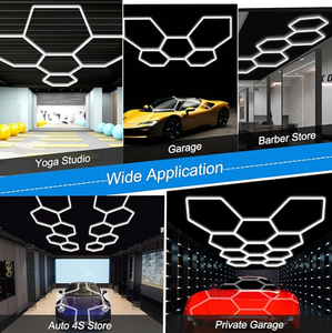 <span class=keywords><strong>Ismart</strong></span> Professional Factory Ofrece Luces LED Hexagonales para Talleres, Luces para Garajes y Luces para Detallado de Automóviles - Product Image 6