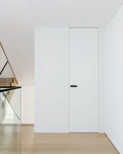 Алюминиевая бескаркасная нулевая дверь, невидимая дверь wpc, закрытая дверь