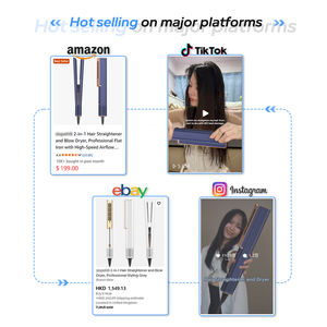 3-in-1-Haarstyling-Tool mit Negativ-Ionen-Technologie, Heißluftbürste und Haartrockner, 1500 W One-Step Haarglätter - Product Image 4