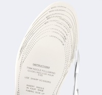 Semelles intérieures en latex découpables, fines, légères, souples et amortissantes pour hommes et femmes, inserts confortables pour baskets et chaussures décontractées