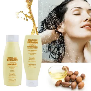 2023 New ORINAFIT Herbal Sulfate Free Shampoo and Conditioner Set with 7 Orgainc Ingredients Natural Hair Products