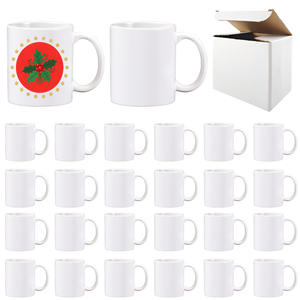Taza de Sublimación de 11 oz, Tazas de Café Personalizadas Lisas con Logotipo para Impresión por Sublimación, Taza de Cerámica Blanca de 11 oz para Sublimación al por Mayor - Product Image 1