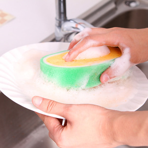 Utensilios de Cocina, Esponja Gruesa con Forma de Fruta, Esponja Multifuncional para Eliminar Manchas y Limpiar Platos, Venta al por Mayor - Product Image 3