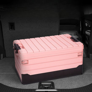 Boîte de rangement de camping en plein air multifonctionnelle 60L avec logo personnalisable Outils de rangement pliables en PP pour voiture de voyage en plastique - Product Image 4