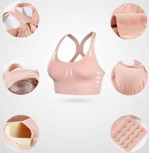 Reggiseno sportivo antiurto di grandi dimensioni senza fili per donne con fibbia posteriore di bellezza con fibbia regolabile per Fitness Yoga - Product Image 6