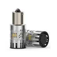 Ampoules LED CANBUS de haute qualité 1156 1157 7440 7443 3157 avec capot 28W 1500LM Anti-Hyper Flash et sans erreur pour ampoule de signalisation automobile
