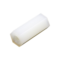 Nouvel espaceur hexagonal en nylon PA66 non conducteur, disponible en stock, entretoise hexagonale # Filetage 6-32*5/8 pour projets d'assemblage de circuits imprimés