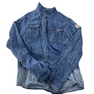 Vêtements d'occasion Ukay Bales, chemises <span class=keywords><strong>en</strong></span> jean <span class=keywords><strong>pour</strong></span> hommes et femmes, vêtements d'occasion mixtes, chemises <span class=keywords><strong>en</strong></span> jean de seconde main, vêtements d'occasion à <span class=keywords><strong>revendre</strong></span> - Product Image 4