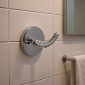 Gancho para Bata Cromado 7xh.6x5, Gancho Individual de Pared para Baño y Cocina - Product Image 3