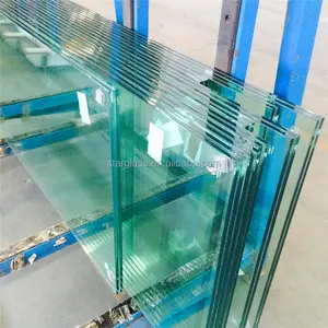 PVB SGP Tempered Laminated Glass Clear Toughened Flat Curved 6.38mm to 40.28mm