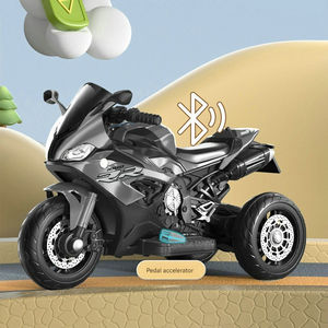 Çocuk elektrikli üç tekerlekli bisiklet motosiklet ride-on araba 6V erken eğitim ile şarj edilebilir büyük oyuncak plastik üç tekerlekli bisiklet - Product Image 5