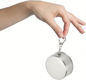 แก้วน้ำพับได้แบบพกพาสำหรับเดินทางกลางแจ้ง ทำจากสแตนเลสสั่งทำพิเศษ เหมาะสำหรับเล่นกีฬา แคมป์ปิ้ง และดื่มกาแฟ - Product Image 1