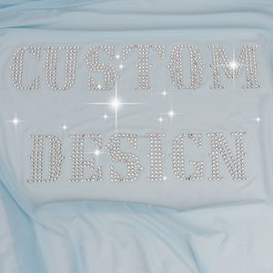 การพิมพ์ลายเพชรและลายเพชรแบบกำหนดเองด้วยความร้อนสำหรับตกแต่งเสื้อผ้า - Product Image 3