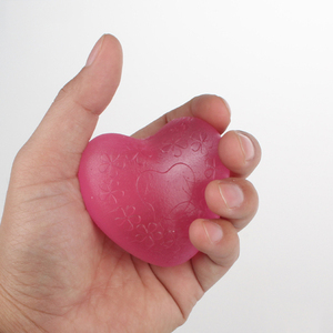 Chine Usine Directe Vente <span class=keywords><strong>TPR</strong></span> <span class=keywords><strong>En</strong></span> Forme De Coeur Balle Anti-Stress Poignée Ballon De Fitness - Product Image 1