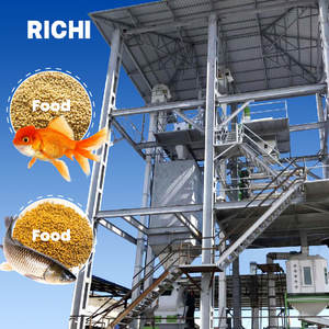 RICHI iyi geribildirim 5-6 t/h balık yayın balığı yem ekstrüder fabrika fiyatı ile bitki - Product Image 1
