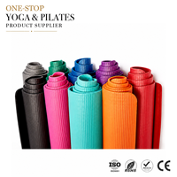 Tapis de yoga ZENJOY avec logo et couleur personnalisés, tapis d'exercice épais antidérapant avec sangle de transport pour le yoga, le Pilates et les entraînements à domicile