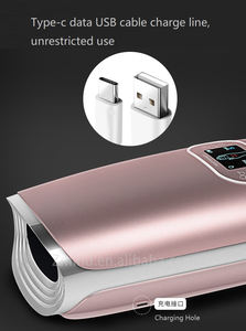 Masseur de main avec 9 modes et 4 options de chauffage pour thérapie par le chaud et le froid Masseur de main et de poignet pour l'arthrite et le réglage du carpe - Product Image 4