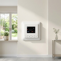 Termostato Inteligente para Calefacción por Suelo Radiante con Control por Aplicación Tuya, Sistema Hidrónico AC504, Válvula Anticondensación, Programable para 7 Días