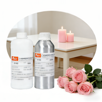 Huile parfumée à la rose rose à l'odeur douce pour la fabrication de bougies parfumées, parfum et fragrance de rose hautement concentrés, prix fabricant