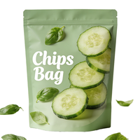 Op maat bedrukte staande ziplock zakjes van voedselveilige, hoogwaardige Mylar voor chips, gedroogd fruit en snackverpakkingen