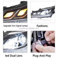 AURON Nouveau Phare Avant LED 32V 60W pour Corolla 2019-2021, Amélioration de Rétrofit, Construction en Aluminium, Lumière Blanche 6000K