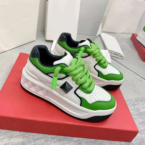 Zapatillas de Lujo de la Mejor Calidad para Hombre y Mujer, Zapatos de Cuero con Plataforma, Diseño Original, Estilo Casual - Product Image 3