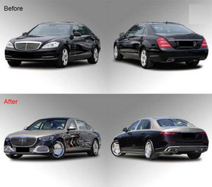 ชุดแต่งตัวถังรถยนต์แบบขายส่ง อัพเกรด Mercedes S-Class W221 ปี 2006-2013 เป็นรุ่น W223 S450 2021+ M Sport Facelift - Product Image 2