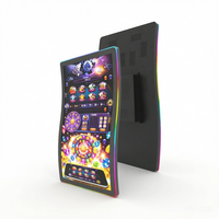 Moniteur d'écran incurvé 4k 43 pouces avec éclairage LED contrôlable, moniteur de jeu vertical, écran LCD pour machine de jeu à pièces
