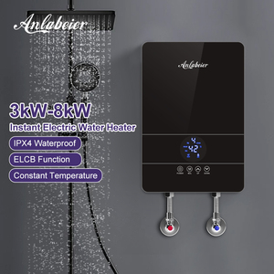 Calentador de Agua Eléctrico Instantáneo de Vidrio Templado Premium Anlabeier XD60 6000W, Calentador de Agua para Ducha de Calentamiento Rápido sin Tanque, 220V - Product Image 5