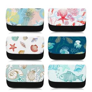 Sacs cosmétiques modernes à motif de bonbons, sublimation, avec fermeture éclair, sac à maquillage vierge à faire soi-même, pochettes à crayons en toile - Product Image 6