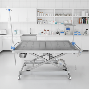 पशु चिकित्सक प्रमाणित कक्षा II पशु चिकित्सा ऑपरेटिंग टेबल स्टेनलेस स्टील 304 इलेक्ट्रिक सर्जिकल इंस्ट्रूमेंट एसी 110-220v - Product Image 1