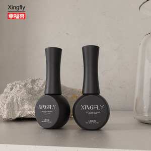 Muestras gratis, botella de esmalte de uñas de Gel UV de 10ml, logotipo personalizado, embalaje cosmético, botella de vidrio para esmalte de uñas - Product Image 2