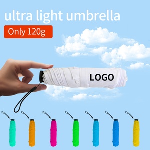 ร่มพับมือหมุนขนาด 19 นิ้ว โครงเหล็ก น้ำหนักเบาพิเศษ ปิดอัตโนมัติ ซี่โครงไฟเบอร์กลาส ขนาดเล็กพกพาสะดวกสำหรับการเดินทาง - Product Image 4