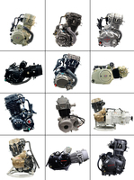 Moteur de moto CG150 à cylindre large, refroidi par air, 4 temps, CDI, neuf, 150cc, embrayage automatique, électrique/à manivelle, assemblé