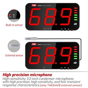 Medidor de Nivel de Sonido de Pared TASI TA654B con Pantalla LCD Grande y Sensor Externo USB, Garantía de 1 Año - Product Image 3