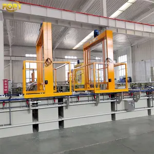 Automatic type PLC metal electroplating machine galvanizing equipment zinc plating plant
