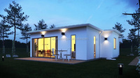 Villa préfabriquée économique, maisons de luxe prêtes à l'emploi, fournisseur chinois de maisons