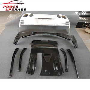 Tấm Cản Sau Xe Hơi Nửa Sợi Carbon Phong Cách Bí Mật Hàng Đầu Với Bộ Khuếch Tán Phía Sau Cho Nissan GTR R35 2008-2019 - Product Image 4