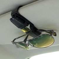 Supports de lunettes pour accessoires de pare-soleil de voiture, support de lunettes de soleil avec Clip de carte de billet