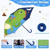 Parapluie pour enfants avec logo personnalisé, imprimé dessin animé, coupe-vent, pliable, pour l'école, promotionnel, cadeau en gros, fabricant chinois