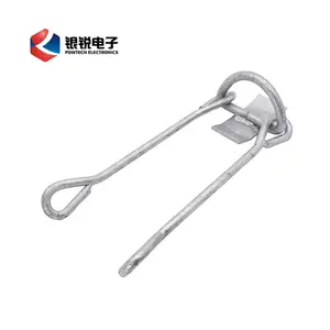 Galvanized Steel Two eye bolt Type A extension clamp for Ecuador market