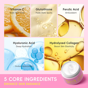 Crema Súper 5 en 1 al por Mayor, Ligera, Nutritiva, Hidratante, Iluminadora, de Rápida Absorción, con Vitamina C para una Piel Radiante - Product Image 3