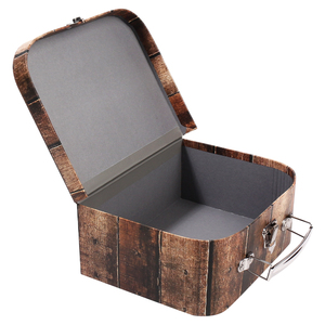 Su misura di lusso Kawaii valigia di carta biologico regalo per bambini in scatola regalo neonato con laminazione opaca e stampa in rilievo - Product Image 5