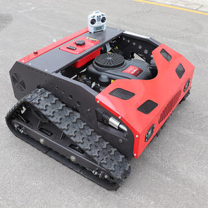 Tondeuse à gazon électrique télécommandée automotrice de haute qualité modèle 800 châssis en acier sur chenilles coupe d'herbe efficace - Product Image 1