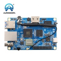 Carte de développement Orange Pi 3 LTS Puce H6 2 Go LPDDR3 SDRAM 8 Go EMMC Flash 5V3A Type-C Support WiFi et BLE5.0