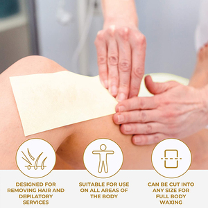 Rouleaux de coton non blanchi 100 % naturel de haute qualité pour épilation, imprimés par transfert thermique, bandes de <span class=keywords><strong>cire</strong></span> couleur naturelle, vente en gros sur mesure - Product Image 4