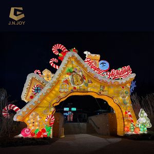 JN-RT-12 giáng sinh LED Đèn điêu khắc ngoài trời đèn lồng giáng sinh Deer Sleigh trang trí - Product Image 2