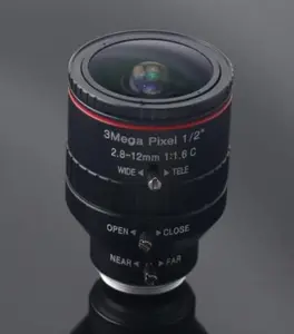 FS2812VMC3MP Objectif zoom CCTV à iris manuel de longueur varifocale Objectif FA à monture C 2.8-12mm à monture CS